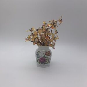 Vintage Rare K& T Barvaria Kunst-Palette Regnitzlosau Small Porcelain Bud Vase